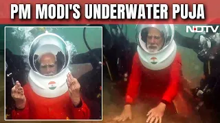 PM Modi Dwarka Visit | PM Modi's Underwater Puja In Gujarat's Dwarka