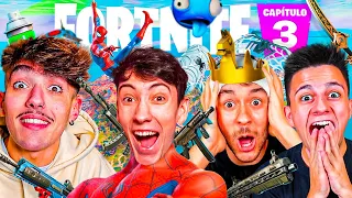 EL ESCUADRÓN SALCHICHÓN JUNTOS EN EL CAPÍTULO 3 de FORTNITE