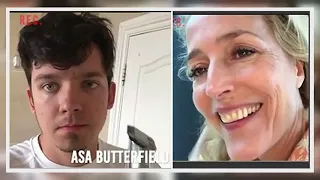 Sex Education season 3 films as Asa Butterfield rocks moustache on bike ride with Ncuti Gatwa in fir