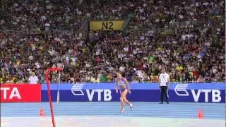 Anna Chicherova beats Blanka Vlasic in the Women's High Jump Final