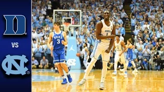 Duke vs. North Carolina Men's Basketball Highlights (2016-17)