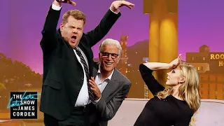 Ted Danson, Natalie Dormer & James Strike a Pose