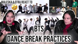 Siblings react to 'BTS dance break practices' 🤔