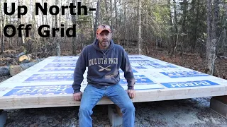 The Tiny Cabin Bunkhouse: Building and Insulating the Floor.