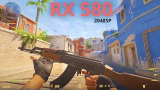 Counter-strike 2 : RX 580 8GB 2048SP + I5 12400F / 1280X960 / 144HZ