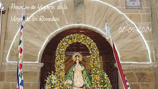 Feria de Ibros 2024: Procesión de Vísperas de la Virgen de los Remedios - 02/05/2024