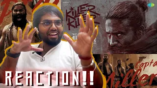 Killer Killer Lyrical | REACTION!! | Captain Miller | Dhanush | GV Prakash | Arun Matheswaran | SJF