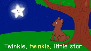 Twinkle Twinkle Little Star with Lyrics | Lullaby for baby | Baby sleep song | BabySmart