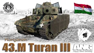 War Thunder: 43M Turán III, Hungarian, Tier 3, Medium Tank (Italian Tech Tree)