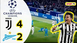 Juventus vs Zenit 4:2 highlights uefa champions league 2021-2022