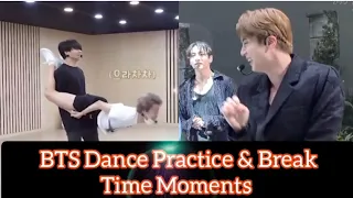 BTS Dance Practice & Break Time Moments 💗