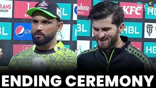 Ending Ceremony | Lahore Qalandars vs Peshawar Zalmi | Match 15 | HBL PSL 8 | MI2A