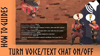 How To Turn On/Off Text, Voice Chat [TF2]