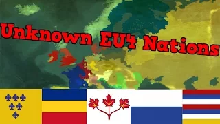 Top 5 UNKNOWN nations in Europa Universalis IV