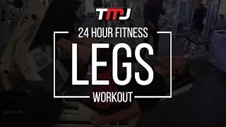 Legs Workout | In The Gym With Team MassiveJoes | 24 Hour Fitness | 3 Sep 2017