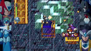 Megaman X6 Gate's Lab 2 ''Impossible jump'' Without parts equipped (Shadow Armor).