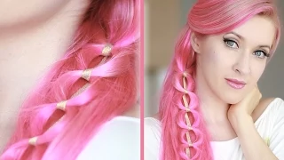 Kawaii hairstyle for long hair ✿ Chain braid hair tutorial