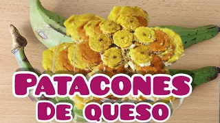 Cómo preparar Patacones rellenos de Queso