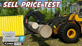 Does Log Size Lower Autoload Sale Price | Farming Simulator 22