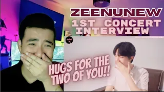 [REACTION] ZeeNuNew |[Eng Sub] ZeeNunew 1st Concert Interview