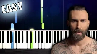 Maroon 5 - Memories - EASY Piano Tutorial by PlutaX