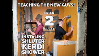 Installing A Schluter Kerdi Shower System - Apprentice Training