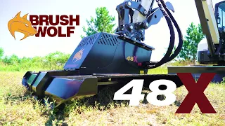 Brush Wolf 48X | heavy-duty brush cutter for excavators and backhoes