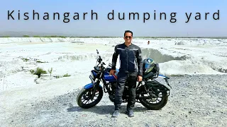 Kishangarh dumping yard | Moonland of Rajasthan | Bike ride on my Honda CB350 RS