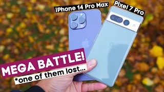 iPhone 14 Pro Max vs Pixel 7 Pro - REAL BATTLE!!!