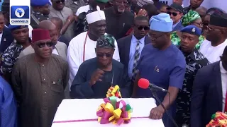 Gov. Makinde, Obasanjo Commission Oyo-Iseyin Road | Live