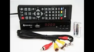 ALPHABOX T24M быстрая настройка каналов.