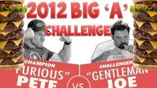 2012 Big 'A' Burger Challenge - 50oz Burger, Fries and a Drink | Furious Pete