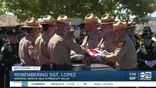 Memorial for Sgt. Richard Lopez held in Prescott