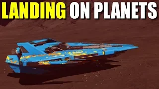 HOW TO LAND ON PLANETS in Elite Dangerous Tutorial