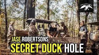 Jase Robertson's Secret Duck Hole | Catch, Clean, Cook