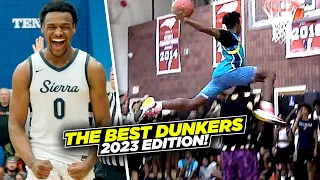 The Top 10 Dunkers In High School! Bronny James, Trey Parker & More! 2023  Edition