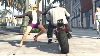 GTA 5 FUNNY BIKE KICK Compilation #16 🤣(Gta V Funny Moments)