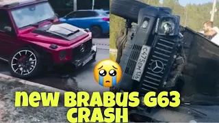 brabus g63 crash sad moment