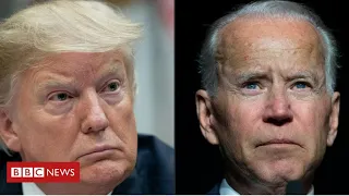 Biden accuses ‘weak’ Trump of stoking violence - BBC News