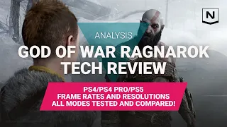 God of War Ragnarok - Tech Review (Frame Rate Analysis, Resolution, All Modes Compared, PS4/Pro/PS5)