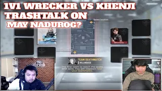 1V1 TRASTALK ON | GHOST WRECKER VS NRX KHENJI | CALL OF DUTY MOBILE