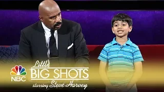 Little Big Shots - Steve Harvey | Spelling Bee Kid Returns | Akash Spells Words from the Hood