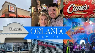 Titanic Artifact Exhibition | Raising Canes & KC and the Sunshine Band Live Concert | Orlando Day 11