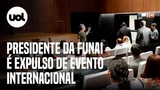 Presidente da Funai é expulso de evento internacional em Madri