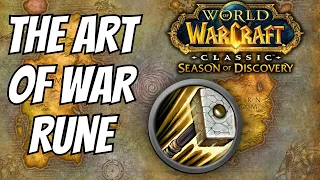 The Art of War Rune Location for Paladins | Season of Discovery Phase 2