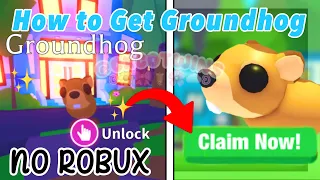 🤫How to Get GROUNDHOG in Adopt Me *NO ROBUX* || Its Cxco Twins