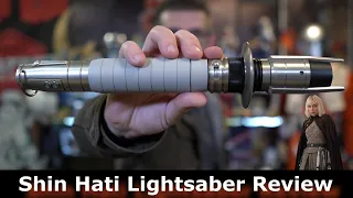 Star Wars Ahsoka : Shin Hati Custom Lightsaber Review ( NSabers, TXQ )