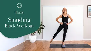 Quick Standing Pilates Workout with a Block