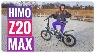 HIMO Z20 MAX - folding electric bike with vector drive for city and off-road riding