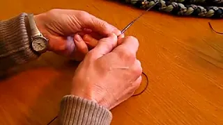 Splicing rug braiding thread